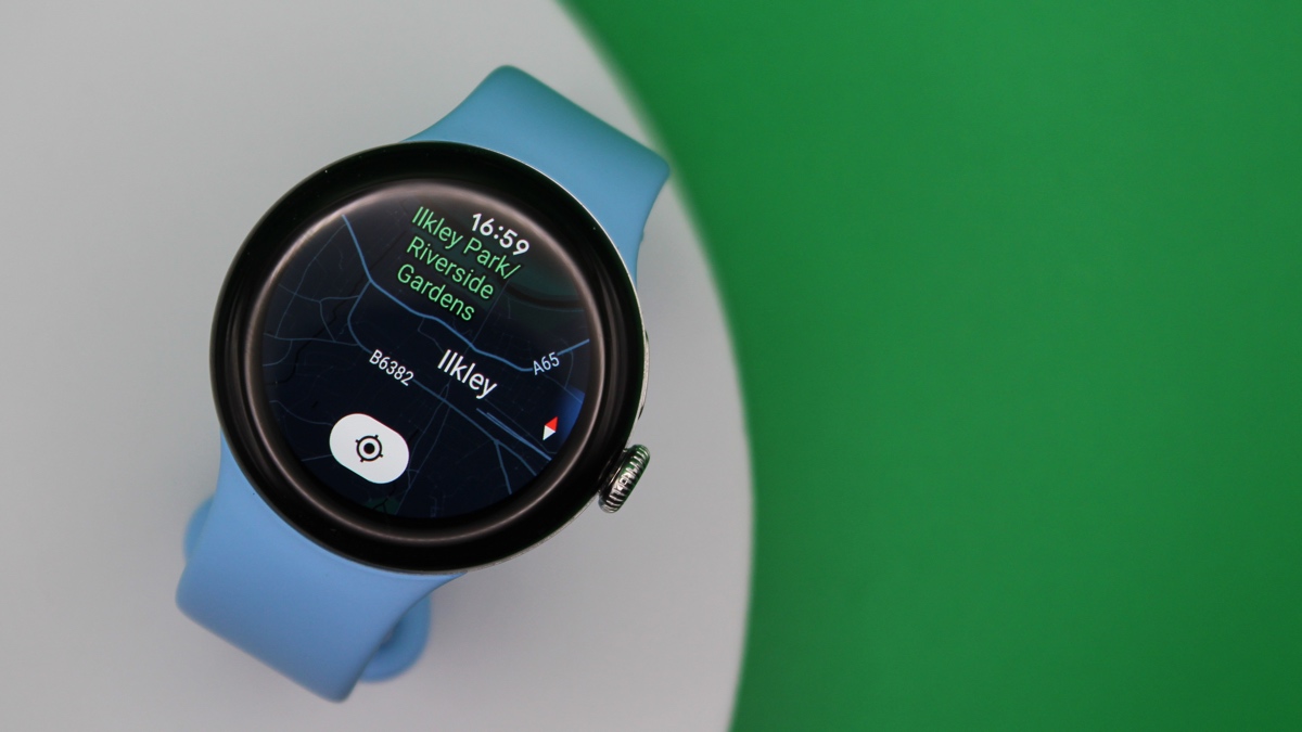 Wear OS Google Maps pinch and zoom